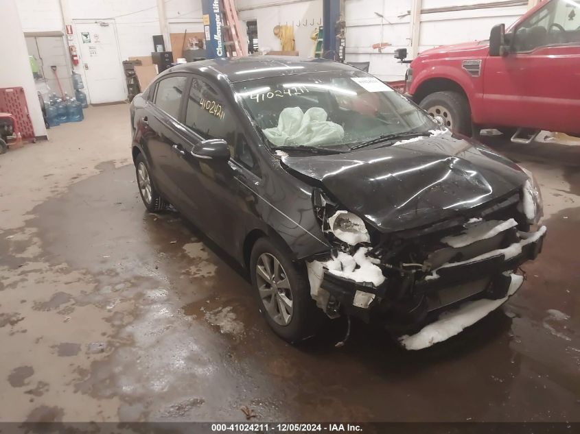 VIN KNADN4A34E6326713 2014 KIA Rio, EX no.1