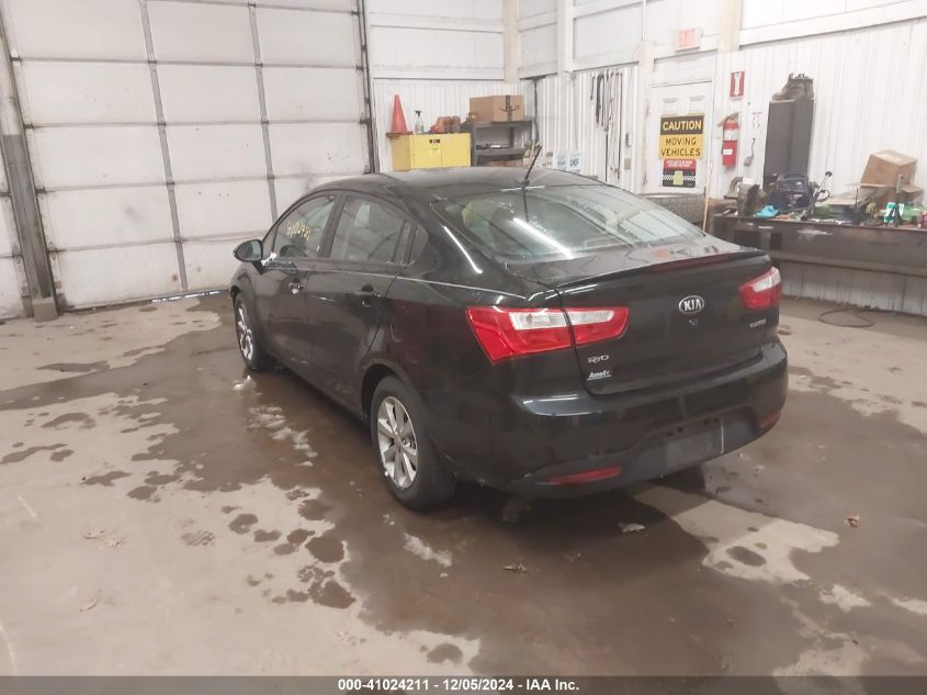 VIN KNADN4A34E6326713 2014 KIA Rio, EX no.3