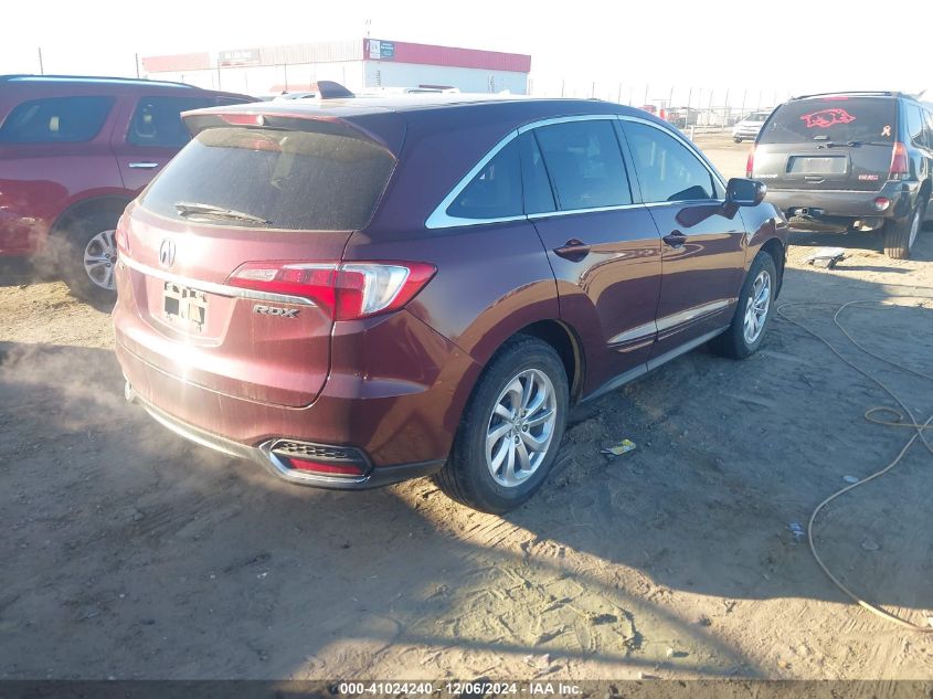 VIN 5J8TB3H31HL013259 2017 ACURA RDX no.4