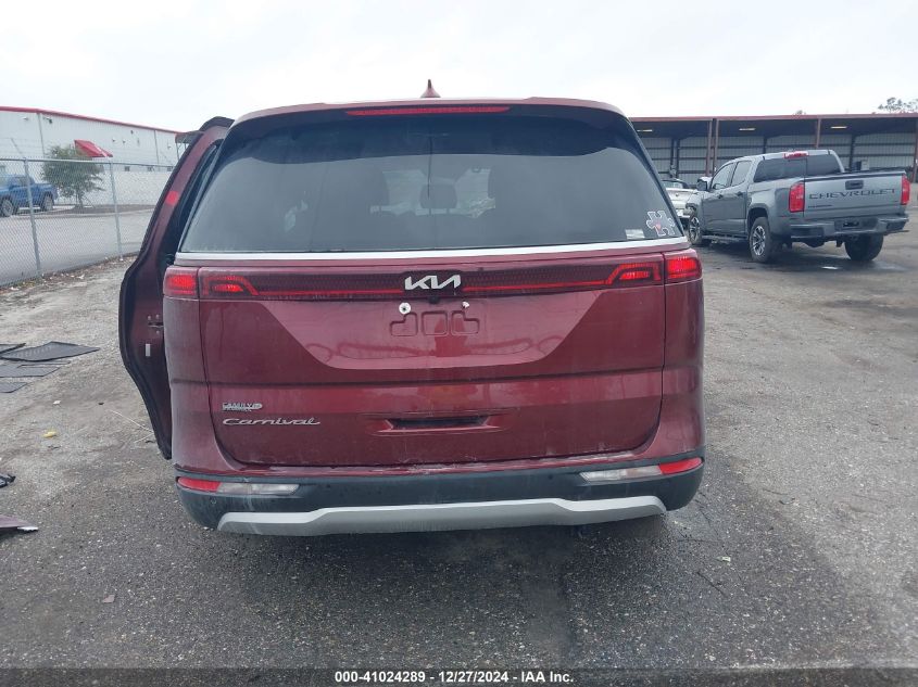 2022 Kia Carnival Mpv Ex VIN: KNDNC5H36N6097184 Lot: 41024289