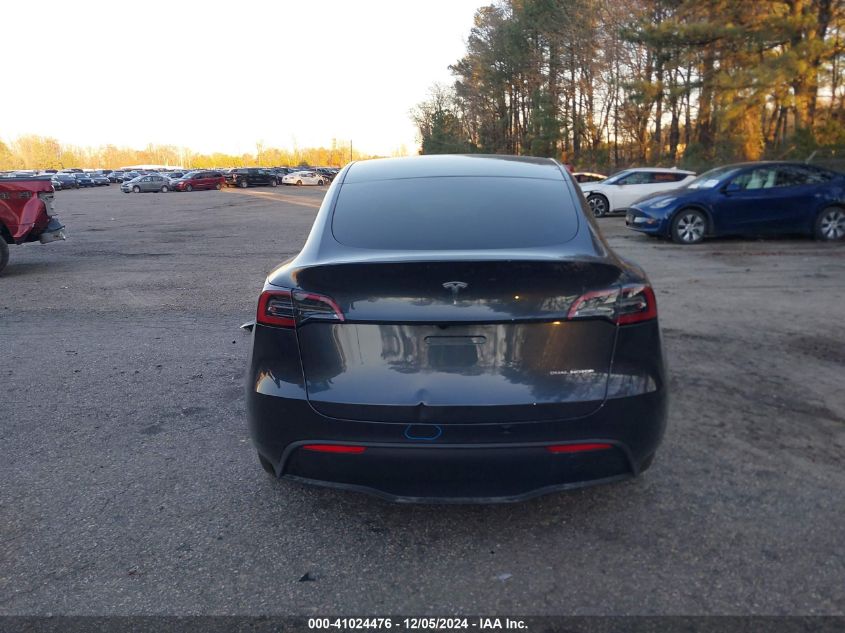 2024 TESLA MODEL Y LONG RANGE DUAL MOTOR ALL-WHEEL DRIVE - 7SAYGDEEXRA227639