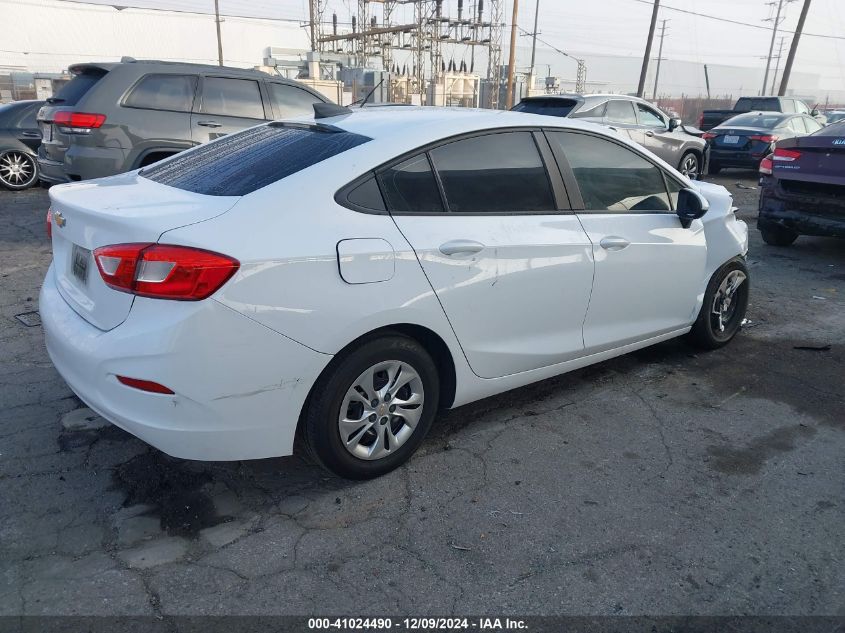 VIN 1G1BJ5SM3K7104021 2019 Chevrolet Cruze, Cvt (fl... no.4