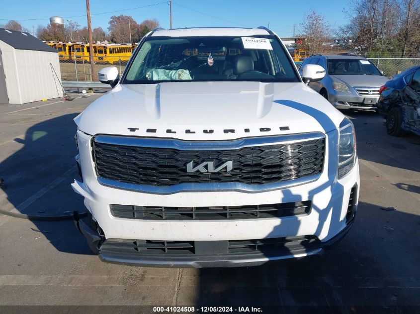 2022 Kia Telluride S VIN: 5XYP64HC5NG252606 Lot: 41024508