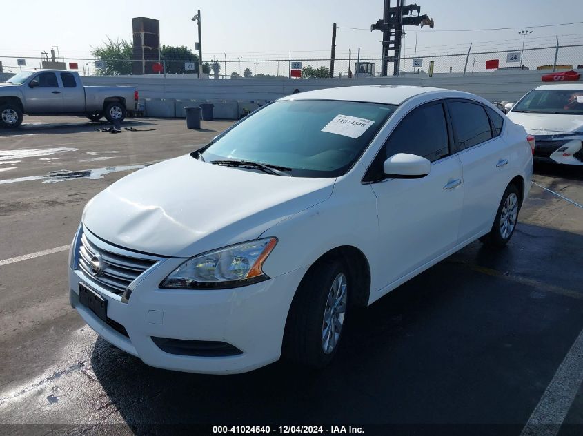 VIN 3N1AB7AP2FY223502 2015 Nissan Sentra, Fe+ S/S/S... no.2