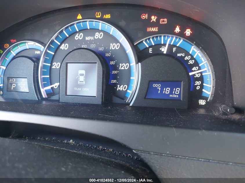 2014 TOYOTA CAMRY HYBRID VIN: 4T1BD1FK7EU134818