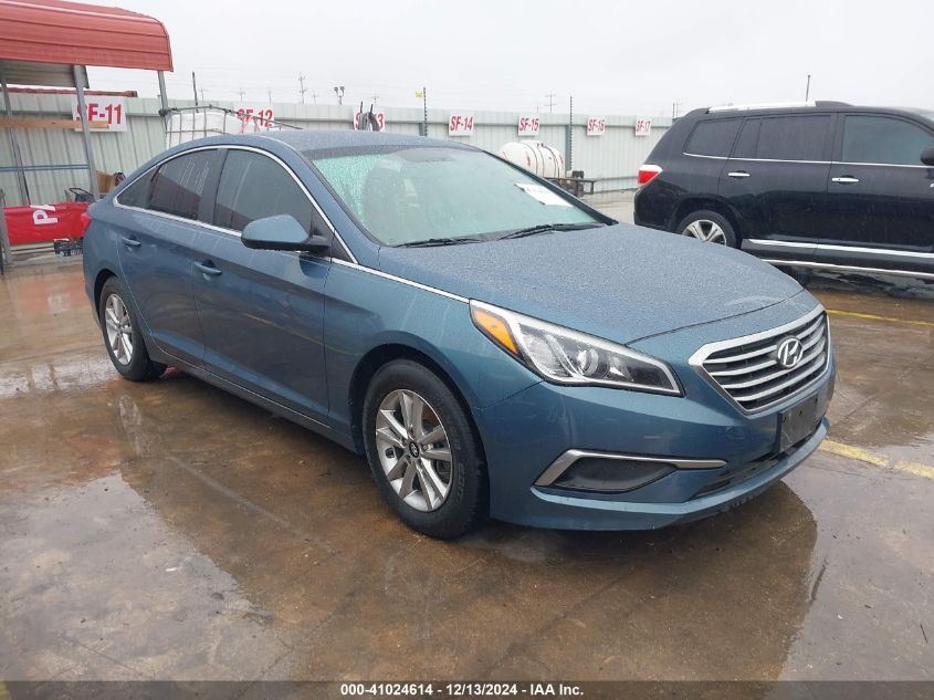 VIN 5NPE24AF0GH376933 2016 Hyundai Sonata, SE no.1