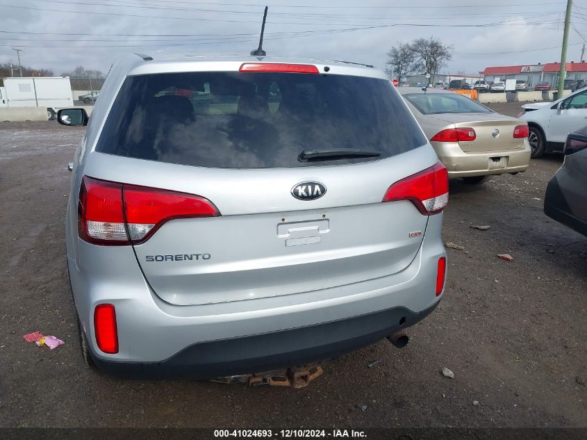 2015 Kia Sorento Lx VIN: 5XYKTCA63FG568959 Lot: 41024693