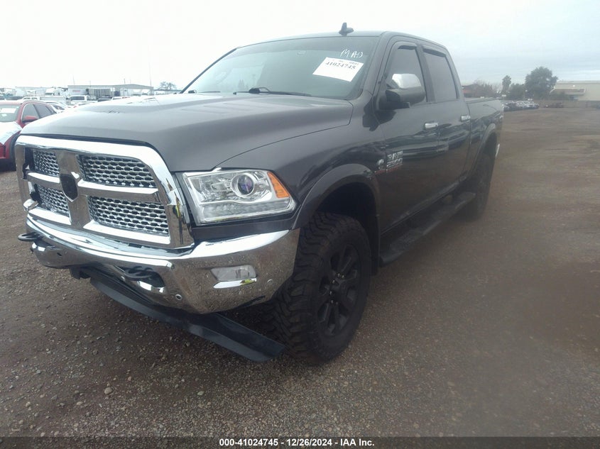 Vin: 3c6ur5fl6jg161074, lot: 41514649, ram 2500 laramie  4x4 6'4 box 20182