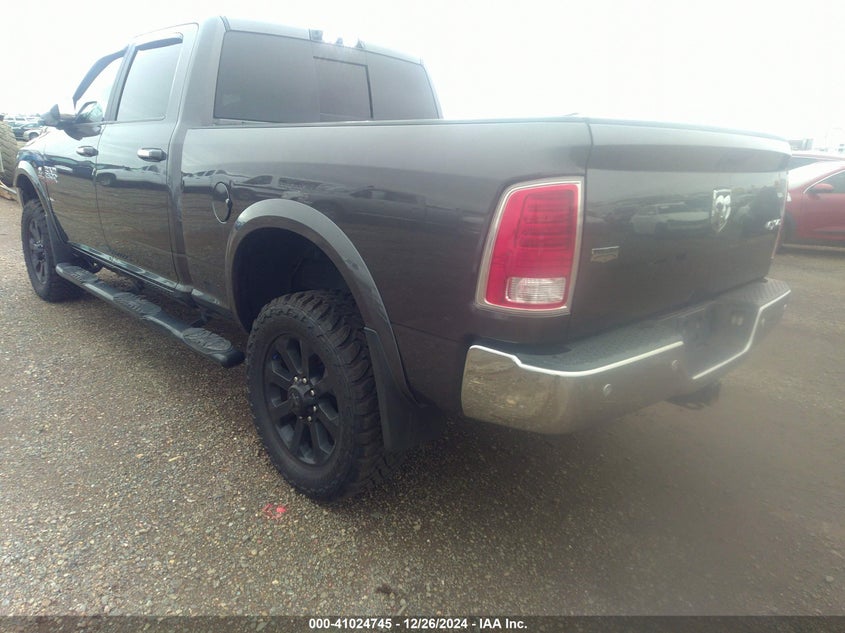 Vin: 3c6ur5fl6jg161074, lot: 41514649, ram 2500 laramie  4x4 6'4 box 20183