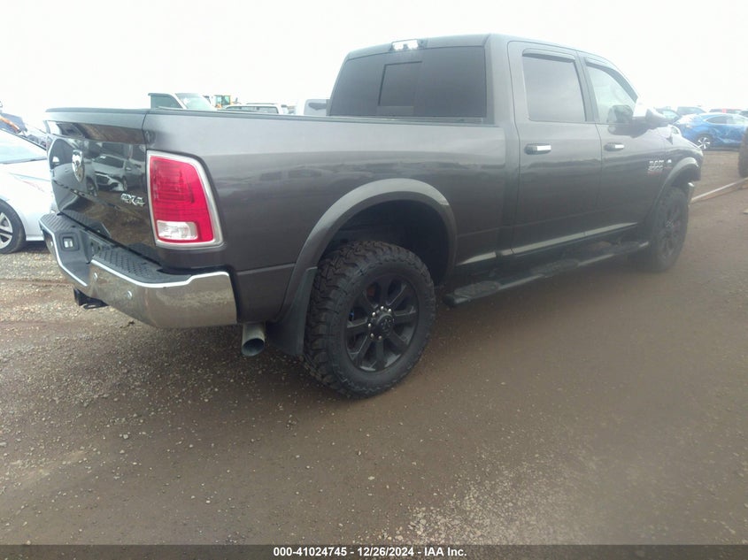 Vin: 3c6ur5fl6jg161074, lot: 41514649, ram 2500 laramie  4x4 6'4 box 20184