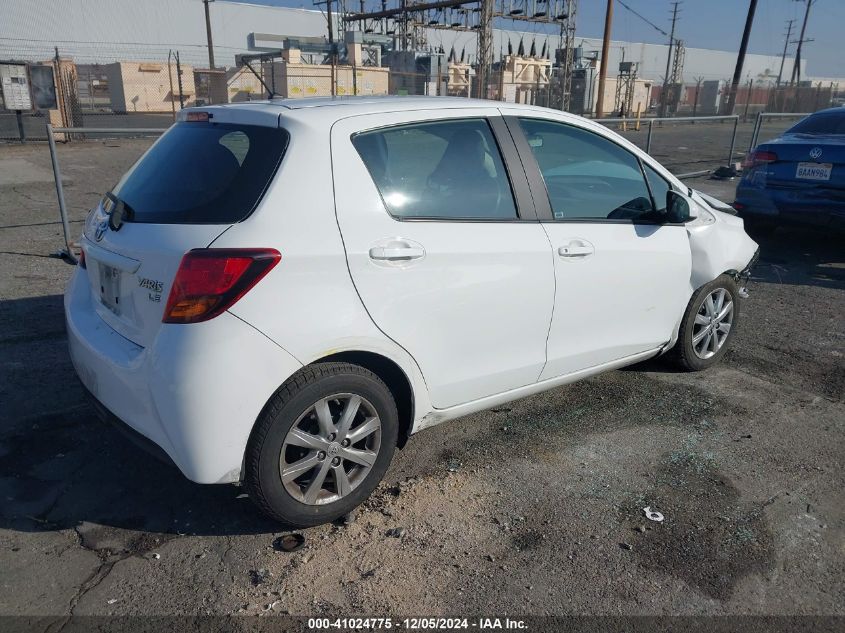 VIN VNKKTUD33FA038425 2015 TOYOTA YARIS no.4