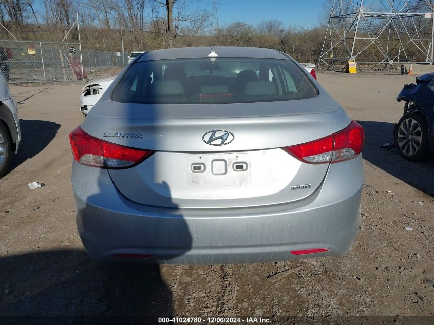 2013 Hyundai Elantra Limited VIN: KMHDH4AE8DU555512 Lot: 41024780