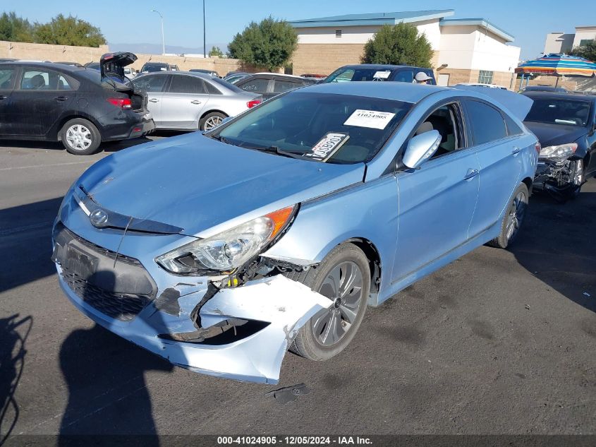 VIN KMHEC4A47FA131057 2015 Hyundai Sonata, Hybrid L... no.2