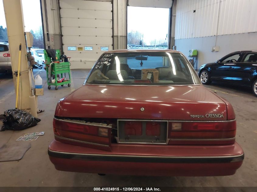 1990 Toyota Cressida Luxury VIN: JT2MX83E8L0063816 Lot: 41024915