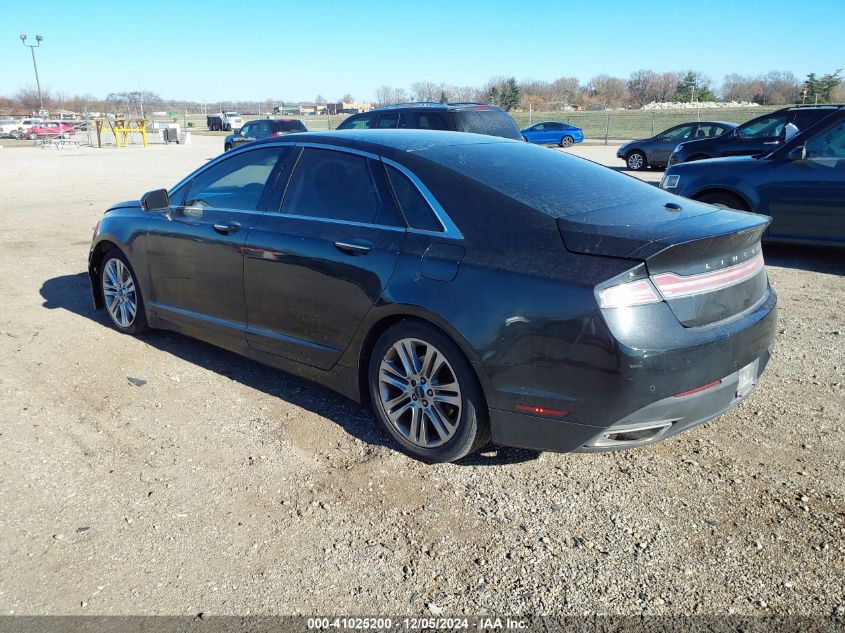 VIN 3LN6L2LUXER812677 2014 LINCOLN MKZ HYBRID no.3