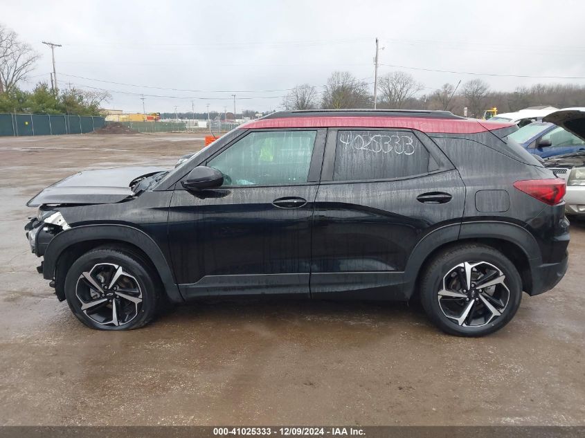 2021 Chevrolet Trailblazer Fwd Rs VIN: KL79MTSL9MB159398 Lot: 41025333