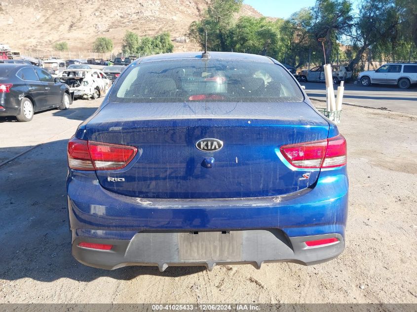 2020 Kia Rio S VIN: 3KPA24AD1LE343788 Lot: 41025433