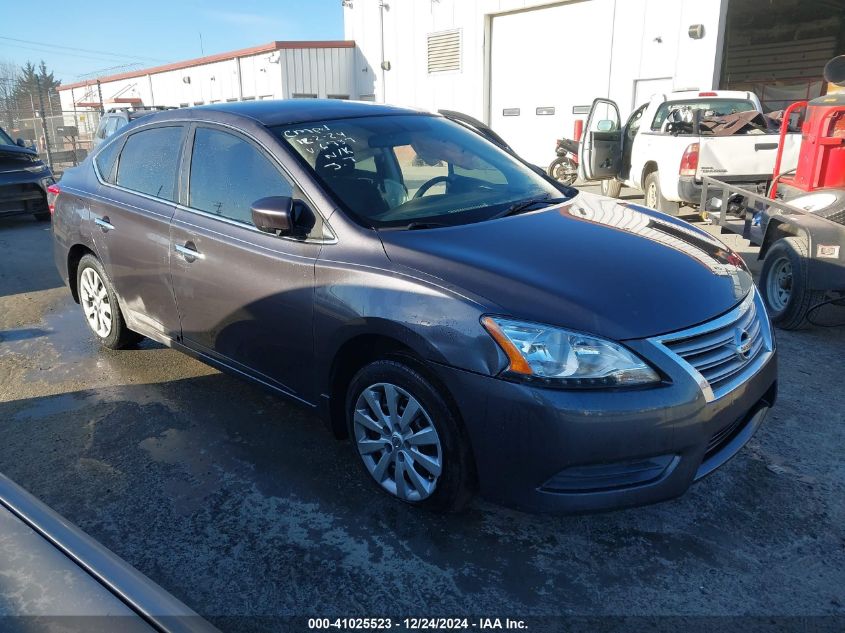 VIN 3N1AB7AP2EY226737 2014 Nissan Sentra, S no.1