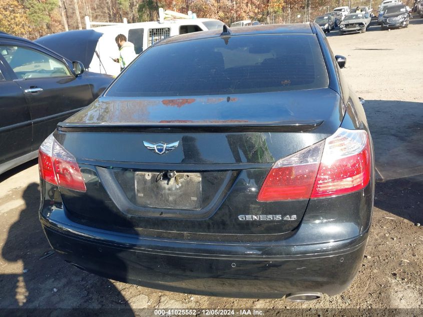 2009 Hyundai Genesis 4.6 VIN: KMHGC46F39U068190 Lot: 41025552