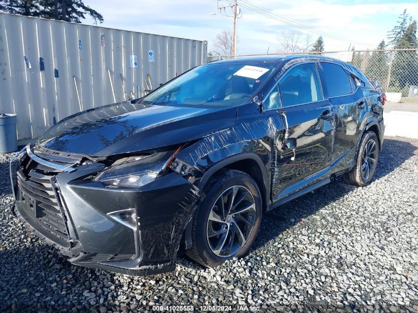 VIN 2T2BGMCA0HC017703 2017 Lexus RX, 450H no.6