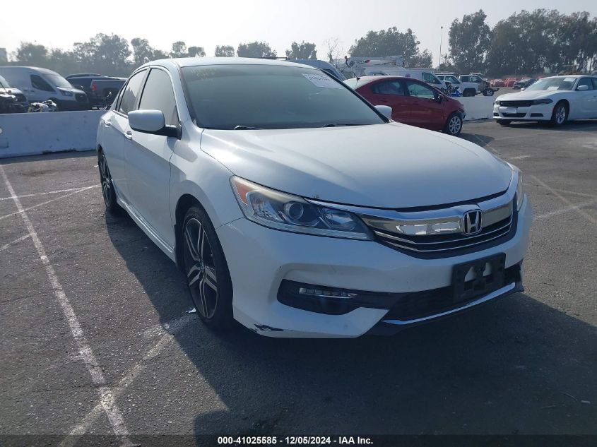 VIN 1HGCR2F57HA279181 2017 Honda Accord, Sport no.1