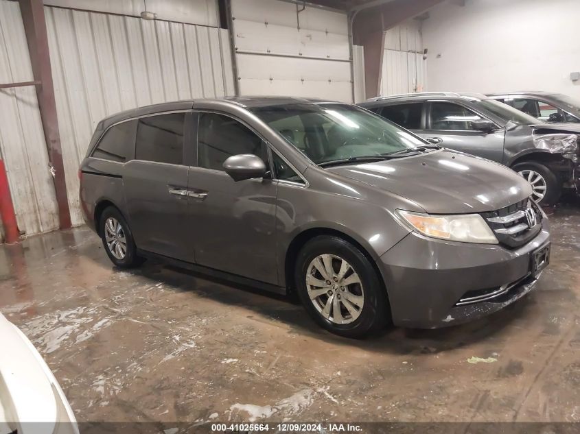 VIN 5FNRL5H63EB003648 2014 Honda Odyssey, Ex-L no.1