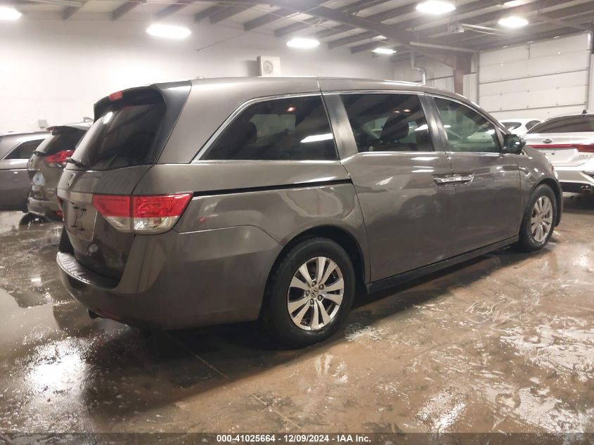 VIN 5FNRL5H63EB003648 2014 Honda Odyssey, Ex-L no.4