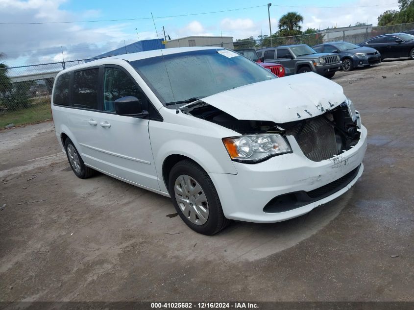 VIN 2C4RDGBG6HR713808 2017 Dodge Grand Caravan, SE no.1