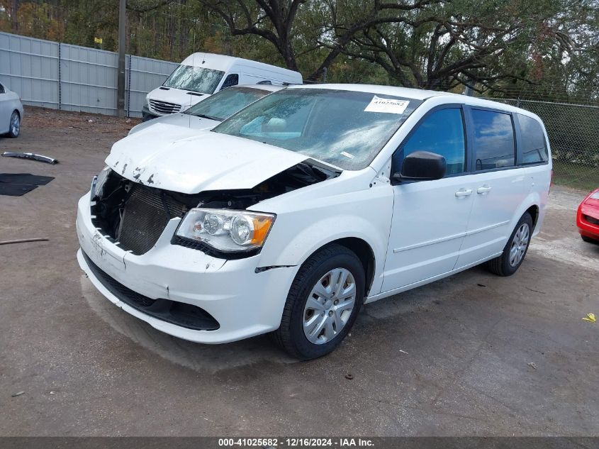 VIN 2C4RDGBG6HR713808 2017 Dodge Grand Caravan, SE no.2