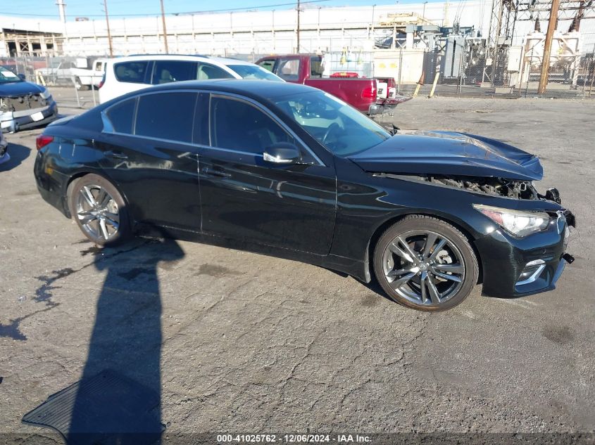 VIN JN1EV7AP4KM540817 2019 Infiniti Q50, 3.0T Signa... no.1