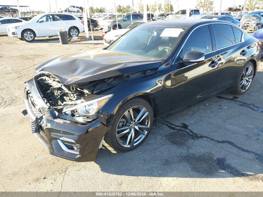 VIN JN1EV7AP4KM540817 2019 Infiniti Q50, 3.0T Signa... no.2