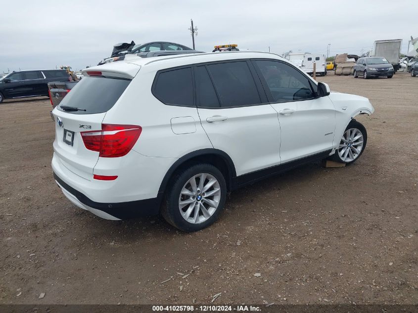 VIN 5UXWZ7C3XH0X39563 2017 BMW X3 no.4