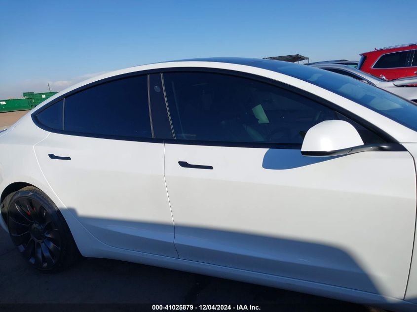 VIN 5YJ3E1EC3NF247951 2022 TESLA MODEL 3 no.14