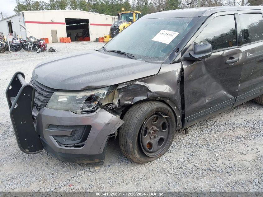 VIN 1FM5K8AR8GGA72279 2016 Ford Utility Police Inte... no.6