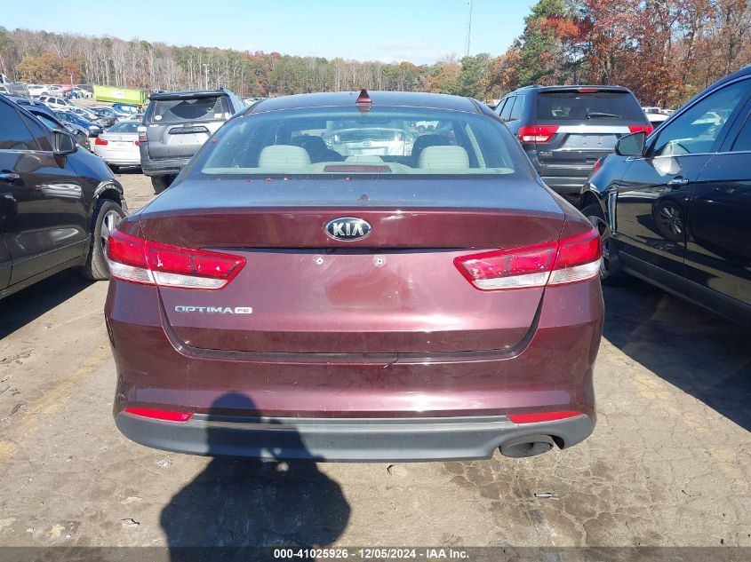 VIN 5XXGT4L30GG030286 2016 KIA Optima, LX no.16