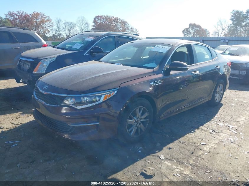 VIN 5XXGT4L30GG030286 2016 KIA Optima, LX no.2