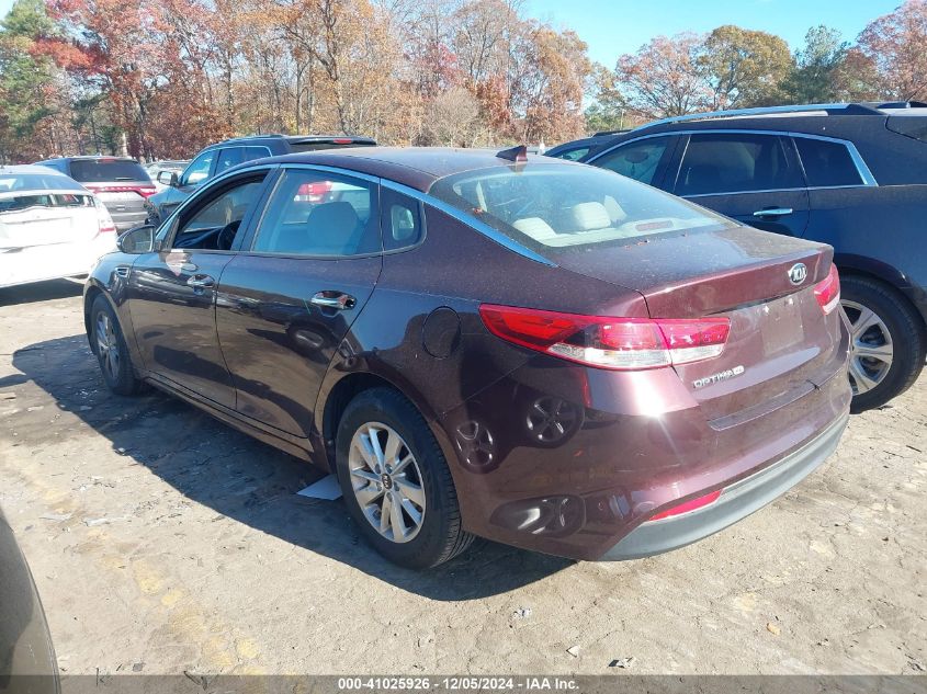 VIN 5XXGT4L30GG030286 2016 KIA Optima, LX no.3