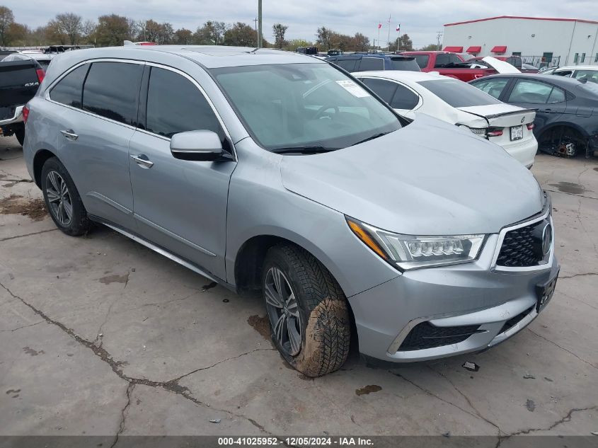 VIN 5J8YD4H3XJL013885 2018 ACURA MDX no.1