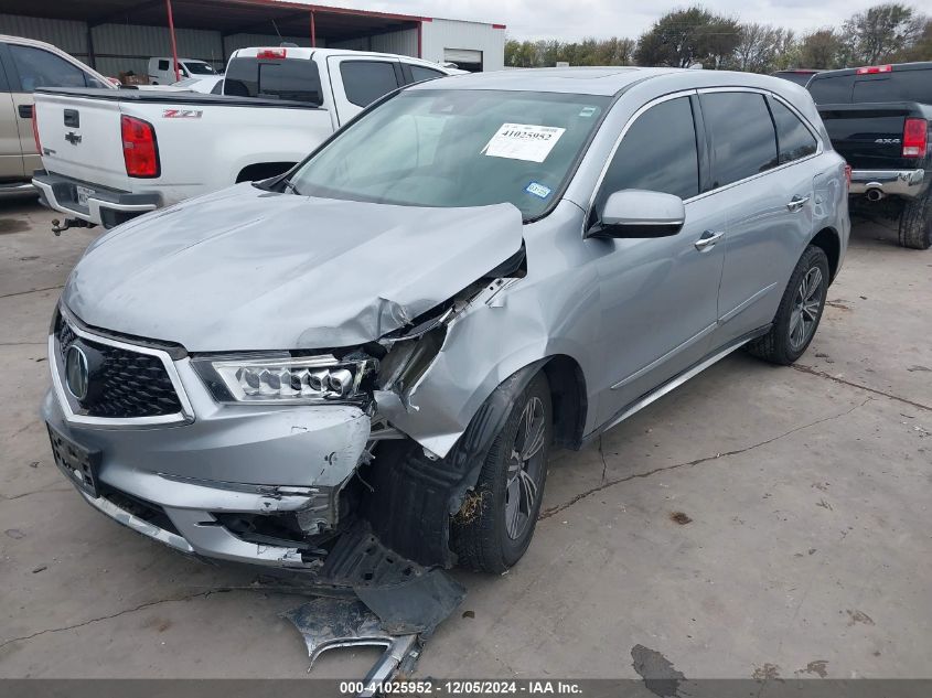 VIN 5J8YD4H3XJL013885 2018 ACURA MDX no.2