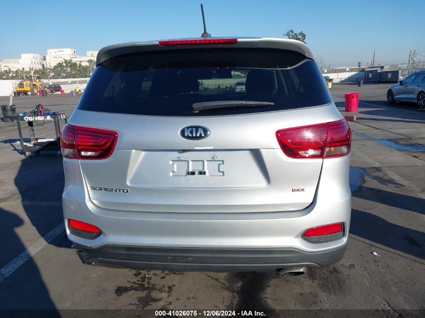 2019 KIA SORENTO 2.4L L - 5XYPG4A39KG575379