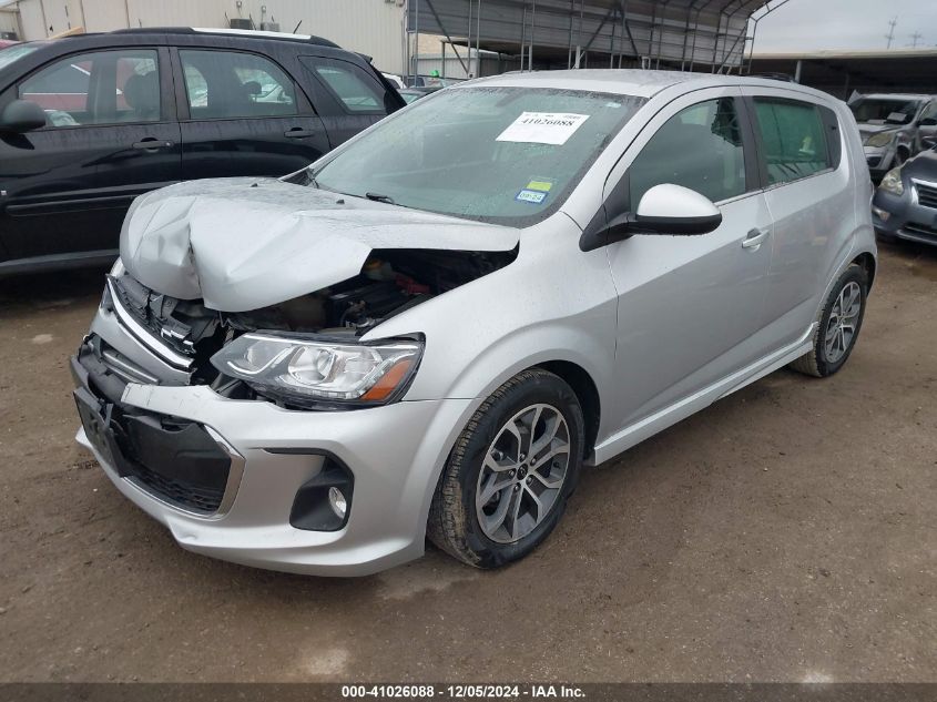 VIN 1G1JD6SG8J4118841 2018 Chevrolet Sonic, Lt Auto no.2