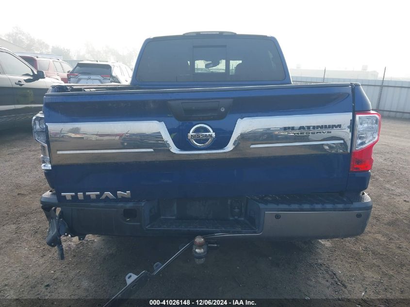 2018 Nissan Titan Platinum Reserve VIN: 1N6AA1E65JN501990 Lot: 41026148