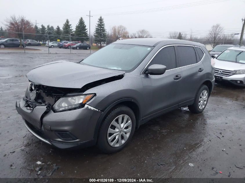 VIN 5N1AT2MV7GC843324 2016 Nissan Rogue, S no.2