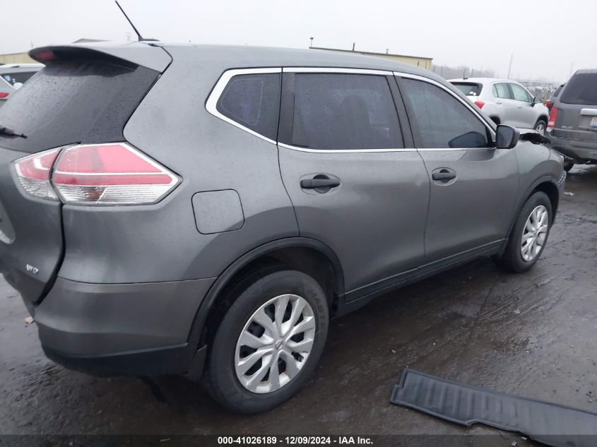 VIN 5N1AT2MV7GC843324 2016 Nissan Rogue, S no.4