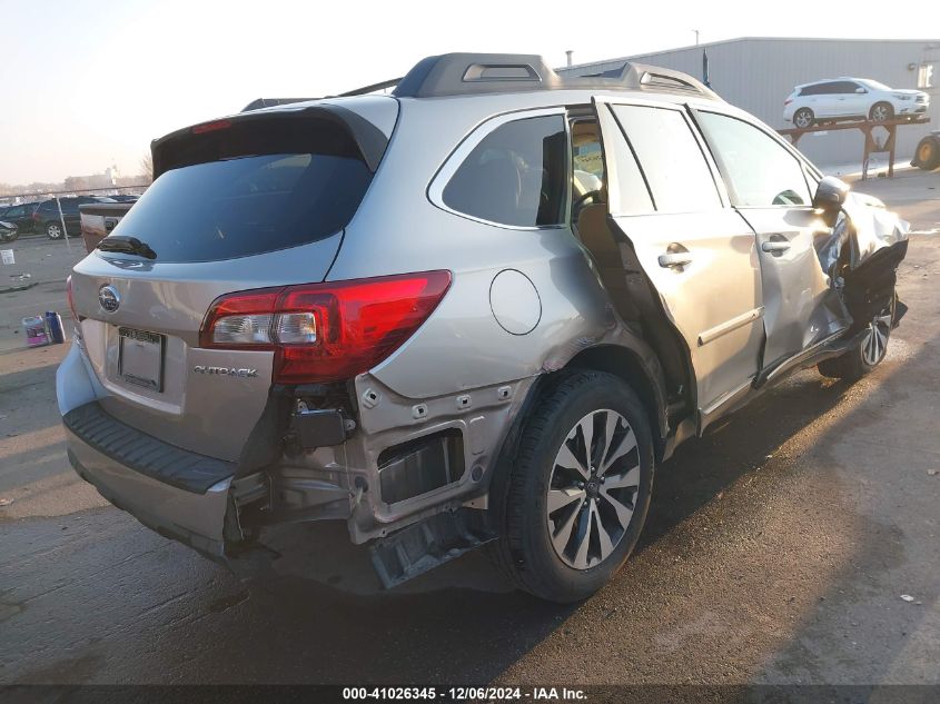 VIN 4S4BSBLC1F3351622 2015 Subaru Outback, 2.5I Lim... no.4