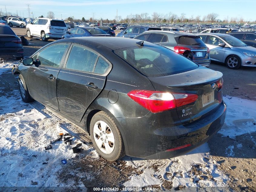 VIN KNAFX4A65F5294455 2015 KIA Forte, LX no.3