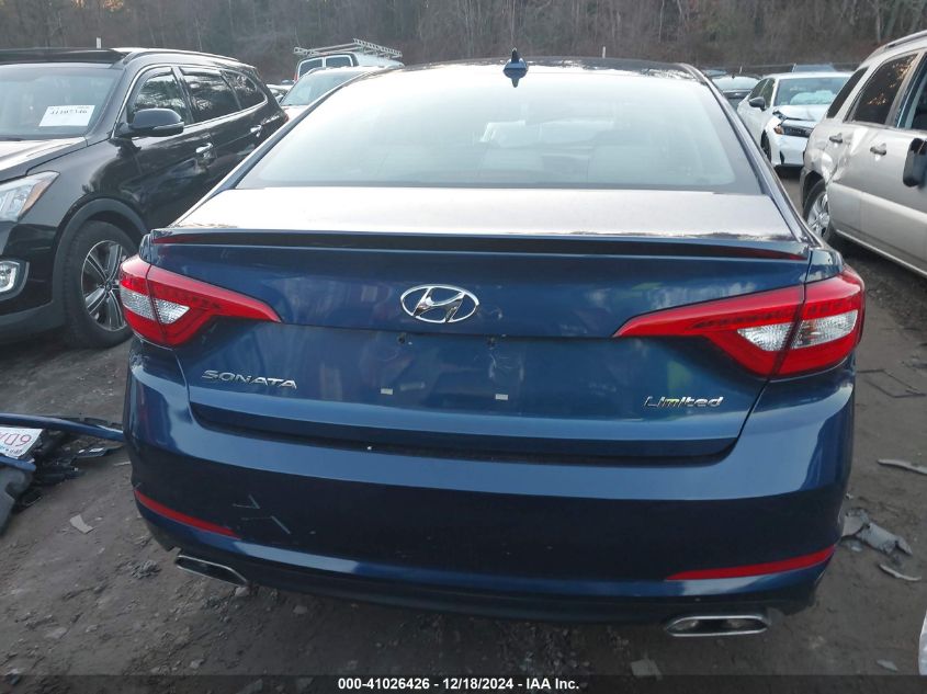 2015 Hyundai Sonata Limited VIN: 5NPE34AF8FH013274 Lot: 41026426