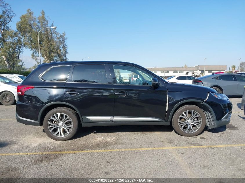 2017 Mitsubishi Outlander Se VIN: JA4AZ3A38HZ033642 Lot: 41026522