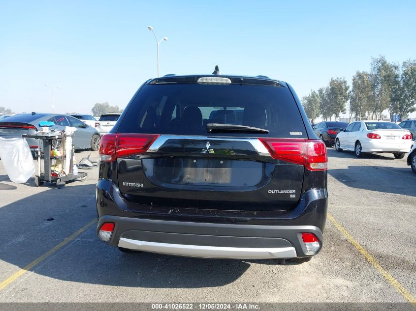 2017 Mitsubishi Outlander Se VIN: JA4AZ3A38HZ033642 Lot: 41026522