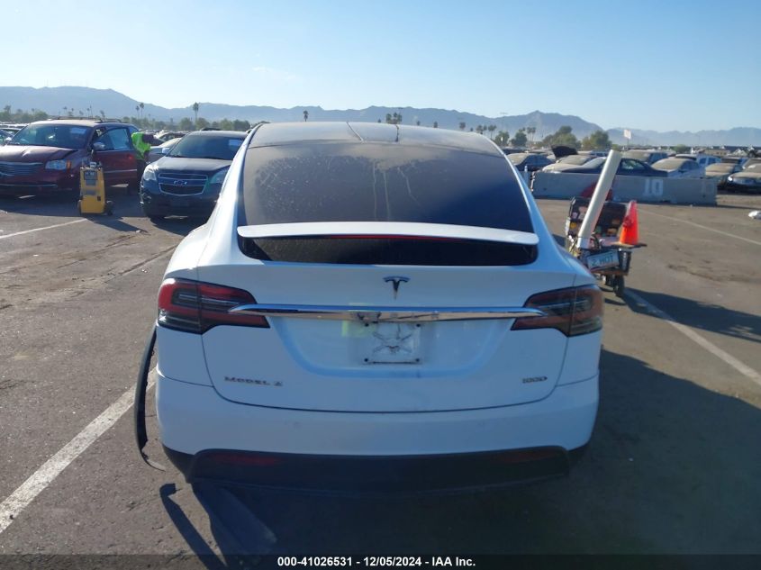 2018 Tesla Model X 100D/75D/P100D VIN: 5YJXCBE29JF128347 Lot: 41026531